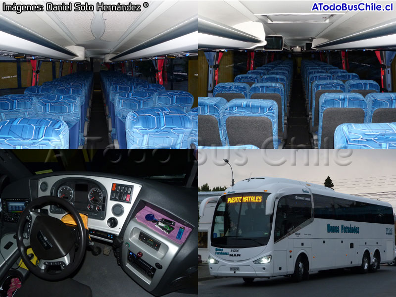 Interiores Unidad "Cecilia" Buses Fernández | Irizar i6 3.90 / MAN RR4 26.480CO Euro4