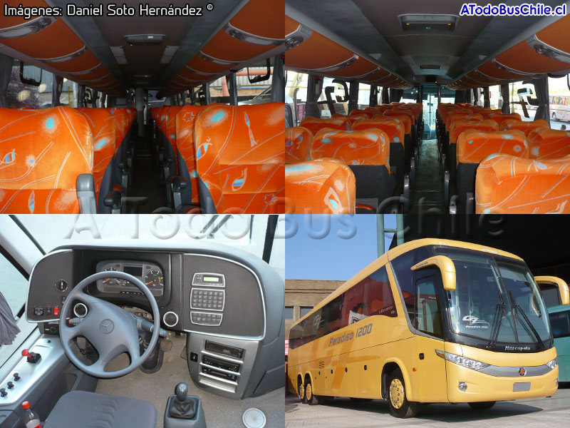 Interiores Marcopolo Paradiso G7 1200 / Mercedes Benz O-500RSD-2442 / Unidad de Lanzamiento EPYSA S.A.