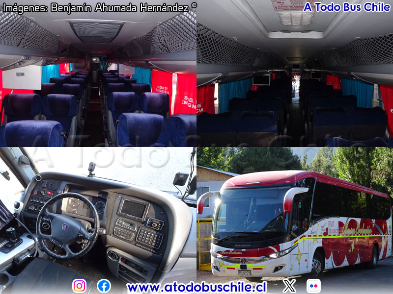 Interiores | Marcopolo Paradiso New G7 1050 / Scania K-360B eev5 / Buses Evolución