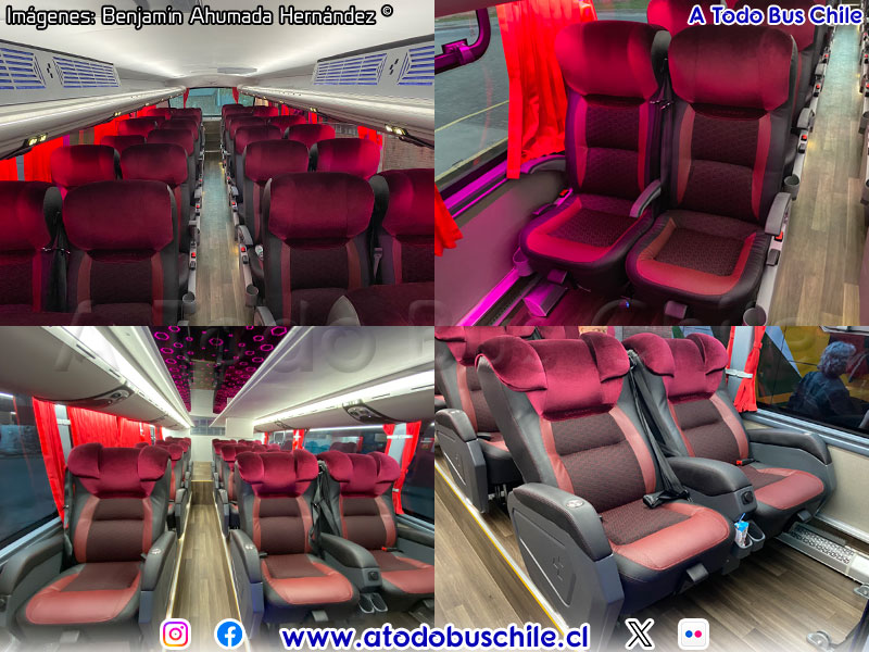 Interiores Unidad N° 239 Linatal | Modasa Zeus 5 / Volvo B-450R Euro5