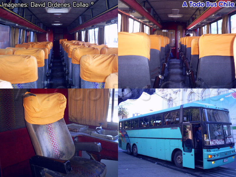 Interiores Unidad N° 55 Intercomunal | Busscar Jum Buss 380 / Mercedes Benz O-371RSD /