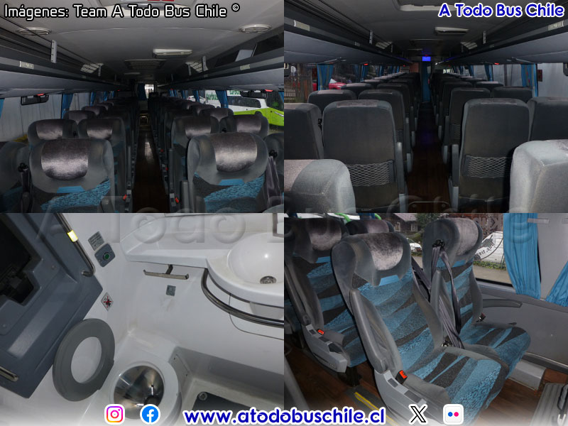 Interiores Unidad N° 7796 Buses JAC | Busscar Vissta Buss 340 / Mercedes Benz O-500RS-1936 BlueTec5