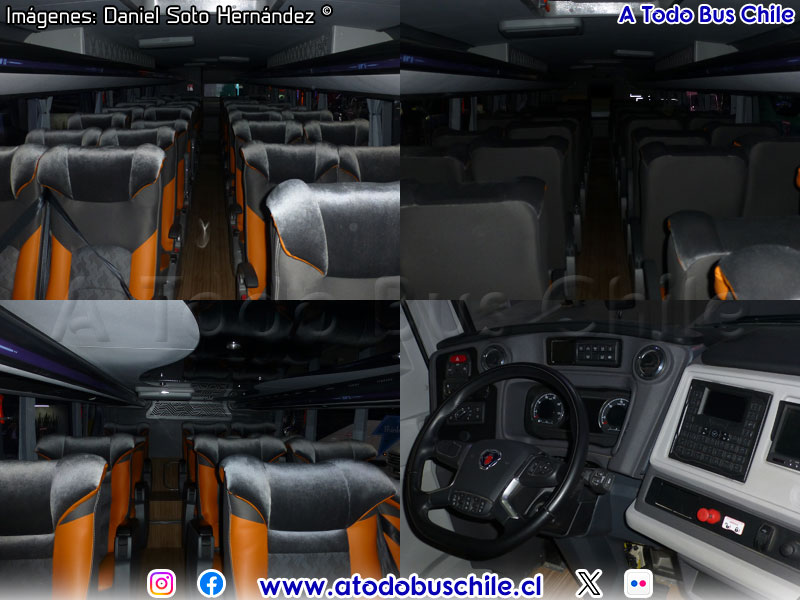 Interiores | Busscar Busstar S2 DD / Scania K-450CB eev6 / Unidad de Muestra Expoforo México 2026