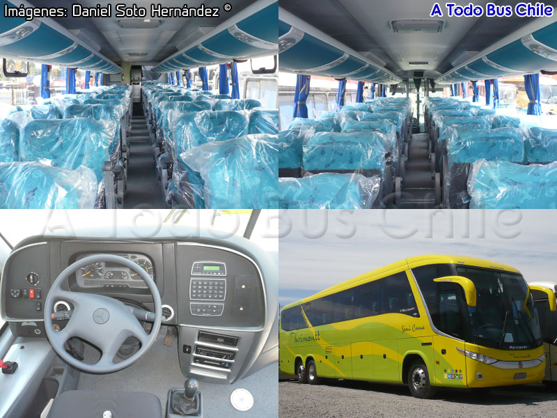 Interiores | Marcopolo Paradiso G7 1200 / Mercedes Benz O-500RSD-2442 / Turimontt