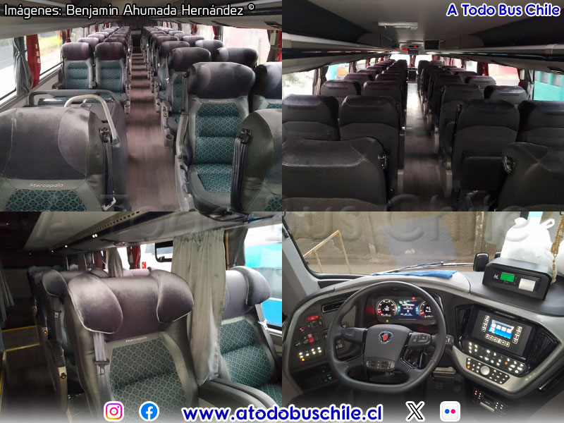 Interiores Unidad N° 3138 Tur Bus | Marcopolo Paradiso G8 1800DD / Scania K-410CB eev5