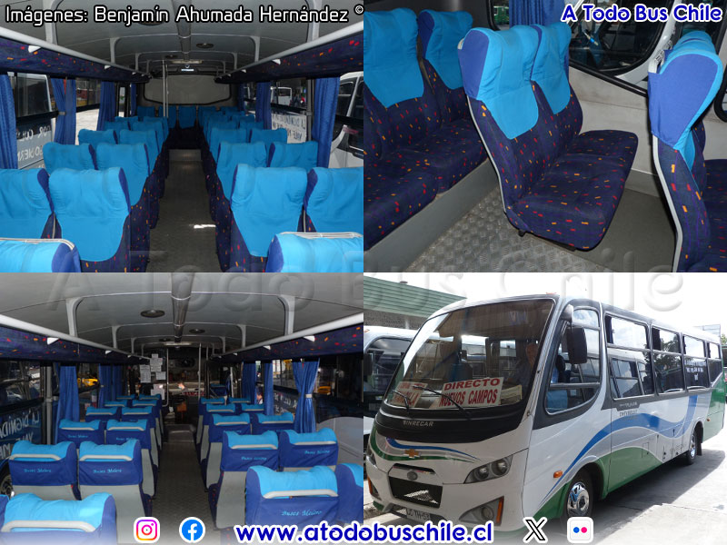 Interiores | Inrecar Géminis Puma / Chevrolet Isuzu NQR 916 Euro5 / Buses Melero