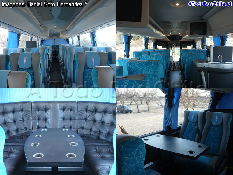 Interiores | Irizar PB 3.70 / Mercedes Benz O-500RS-1836 / Meltur Viajes (Al servicio del CD Universidad Católica)