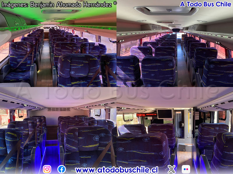 Interiores Unidad N° 85 Buses CEJER | Modasa Zeus 4 / Scania K-400B eev5