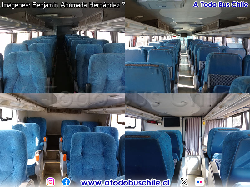 Interiores Unidad N° 2510 Tur Bus | Modasa Zeus II / Mercedes Benz O-500RSD-2436