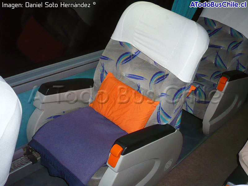 Butaca Cama | Busscar Vissta Buss LO / Volvo B-12R / Cruz del Sur