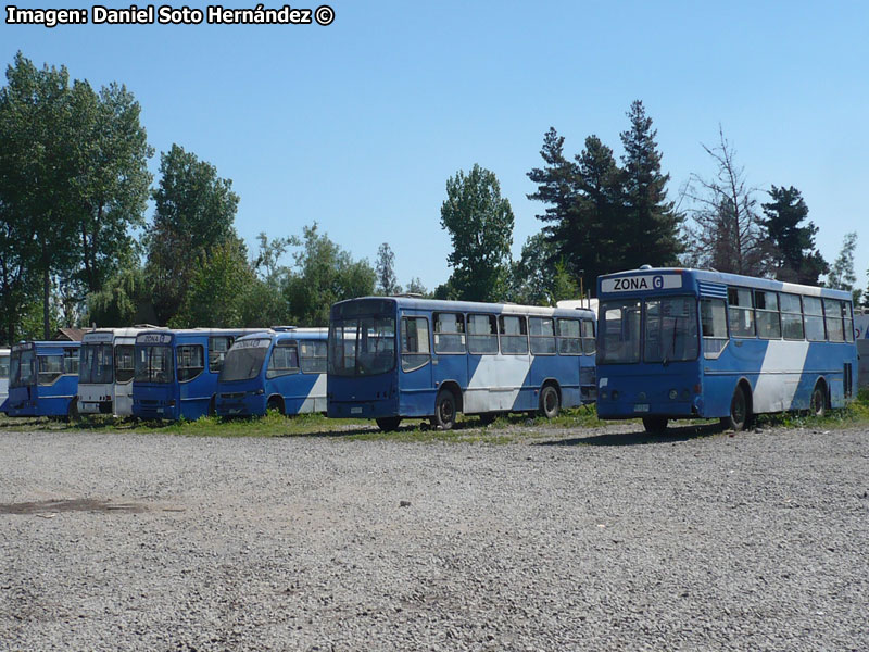 Unidades Buses Gran Santiago S.A. Dadas de Baja