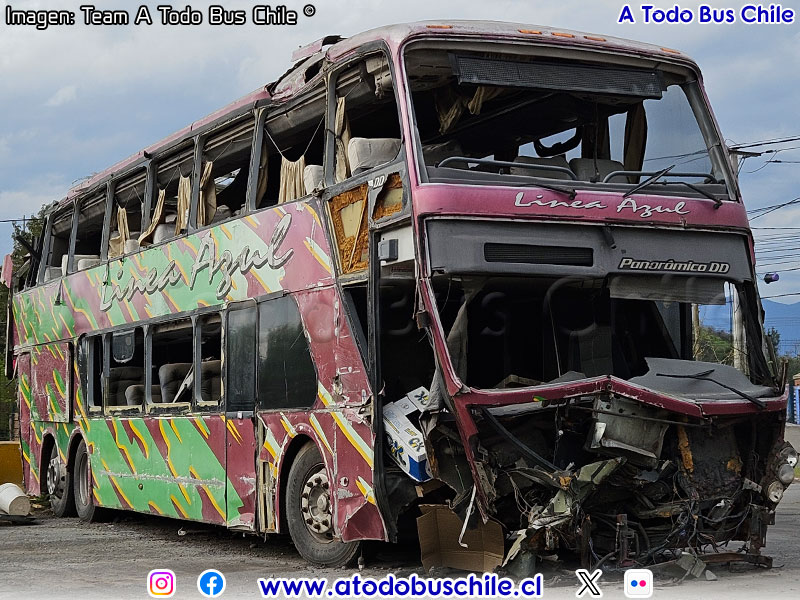 Busscar Panorâmico DD / Volvo B-12R / Línea Azul