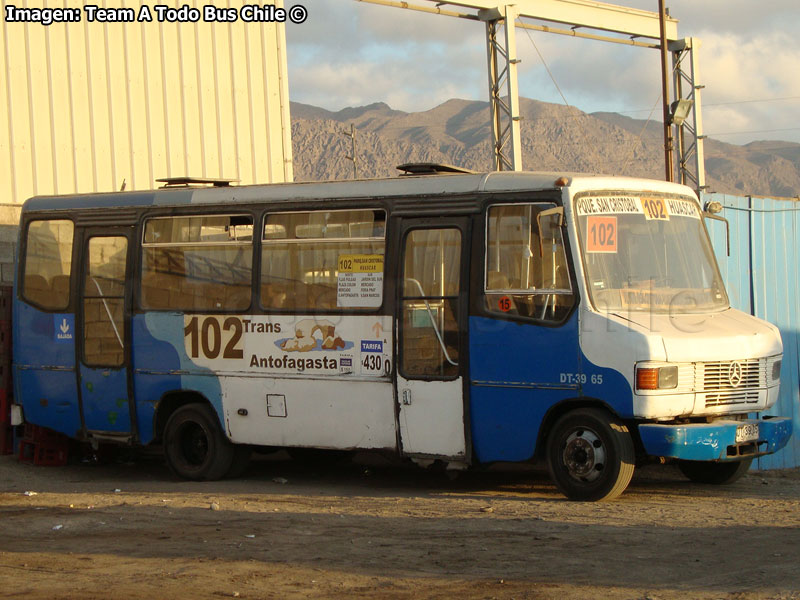 Metalpar Pucará 1 / Mercedes Benz LO-809 / Línea Nº 102 Trans Antofagasta