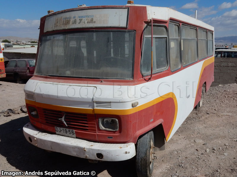 Carrocerías Alkaser / Mercedes Benz LP-808 / Transportes Línea 7 S.A. (Calama)