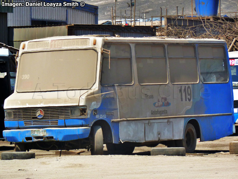 Cuatro Ases Leyenda / Mercedes Benz LO-814 / Línea Nº 119 Trans Antofagasta