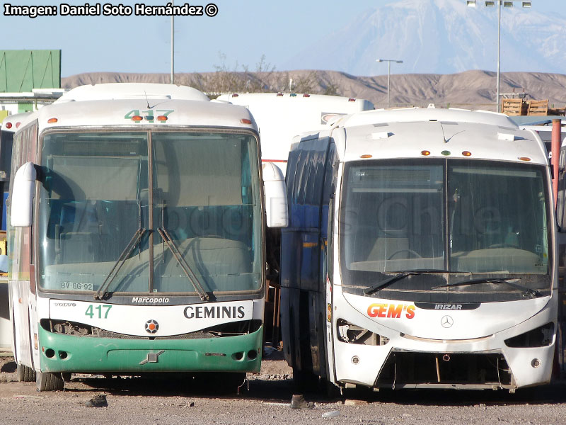 Marcopolo Viaggio G6 1050 / Volvo B-9R | Irizar Century III 3.40 / Mercedes Benz O-500RS-1836 / Géminis