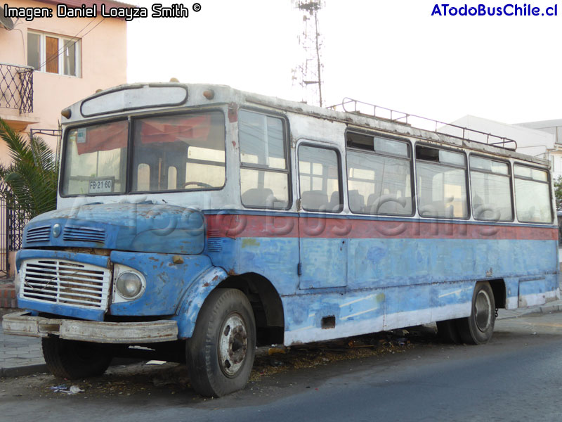 Cuatro Ases / Mercedes Benz LO-1114 / Servicio Urbano Tocopilla