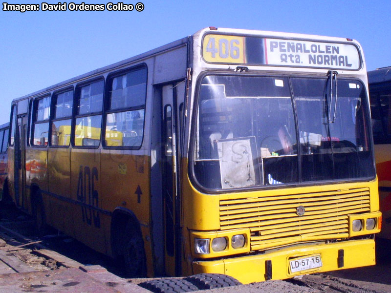 Marcopolo Torino / Mercedes Benz OF-1318 / Línea 406 Peñalolén - Quinta Normal