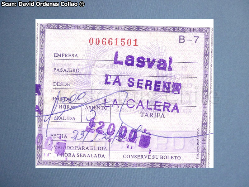 Boleto de Oficina Lasval