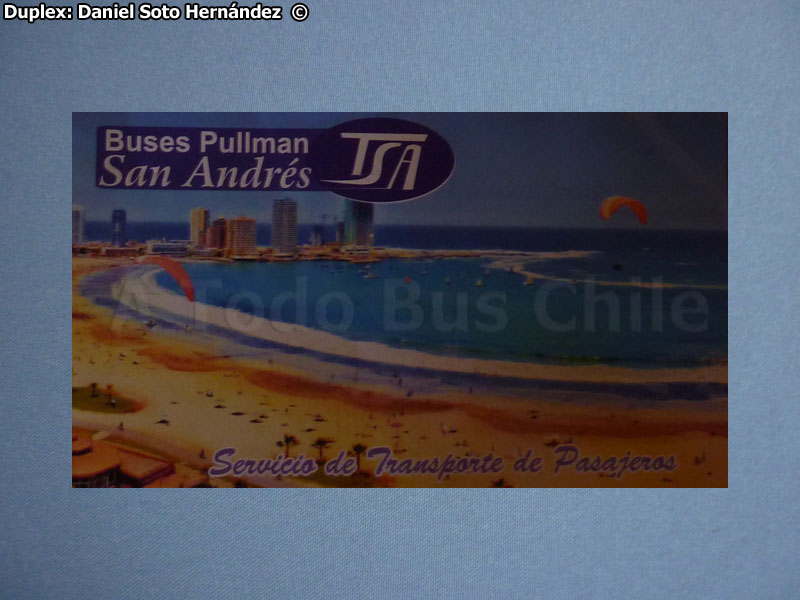 Portapasaje TSA Pullman San Andrés