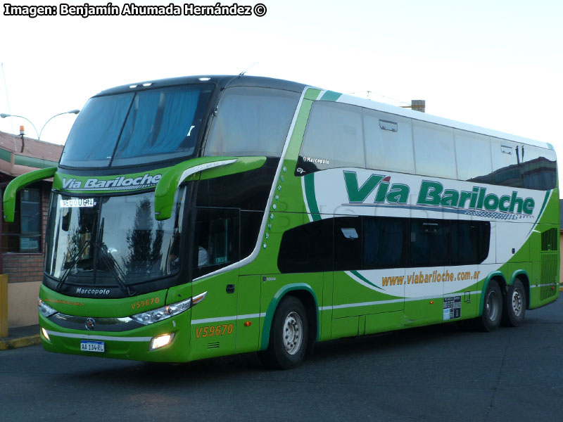 Marcopolo Paradiso G7 1800DD / Scania K-410B / Vía Bariloche (Argentina)