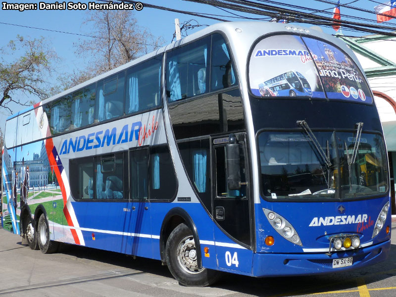 Metalsur Starbus 405 DP / Mercedes Benz O-500RSD-2436 / Andesmar Chile