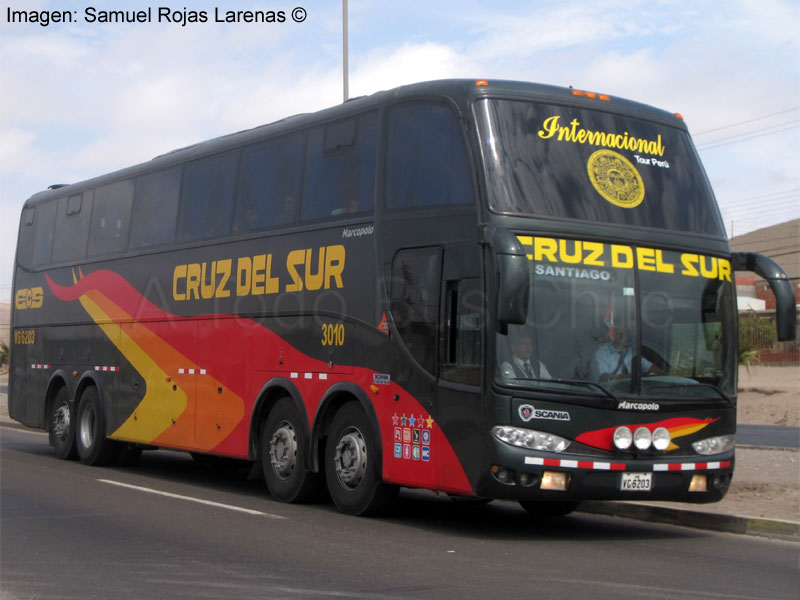 Marcopolo Paradiso G6 1550LD / Scania K-124IB 8x2 / Cruz del Sur (Perú)