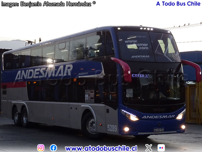 Metalsur Starbus 3 DP / Volvo B-430R / Andesmar Argentina