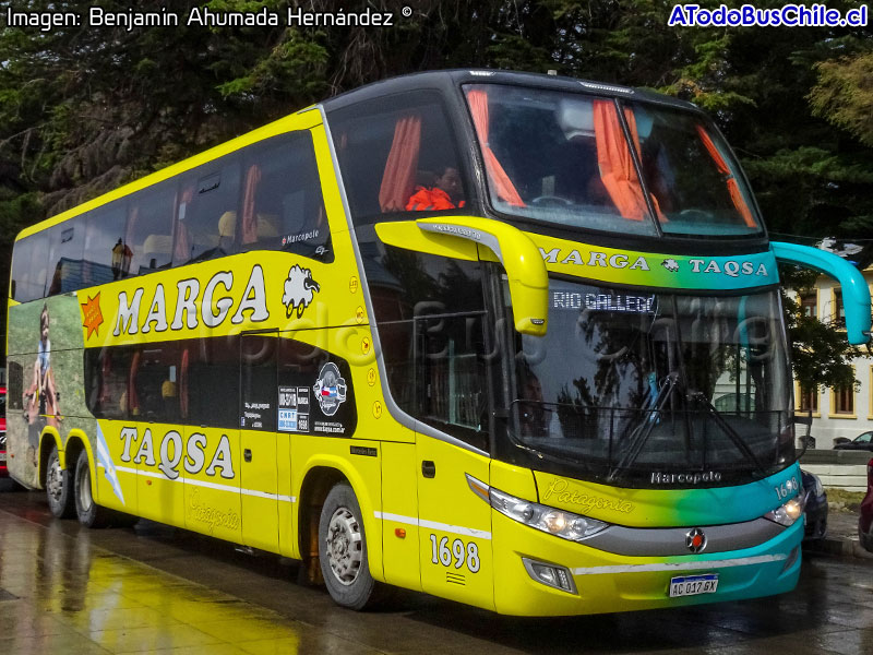 Marcopolo Paradiso G7 1800DD / Mercedes Benz O-500RSD-2436 BlueTec5 / Empresa MARGA - TAQSA (Argentina)