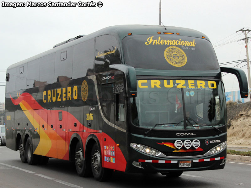 Comil Campione HD / Scania K-410B 8x2 / Cruzero Internacional (Perú)