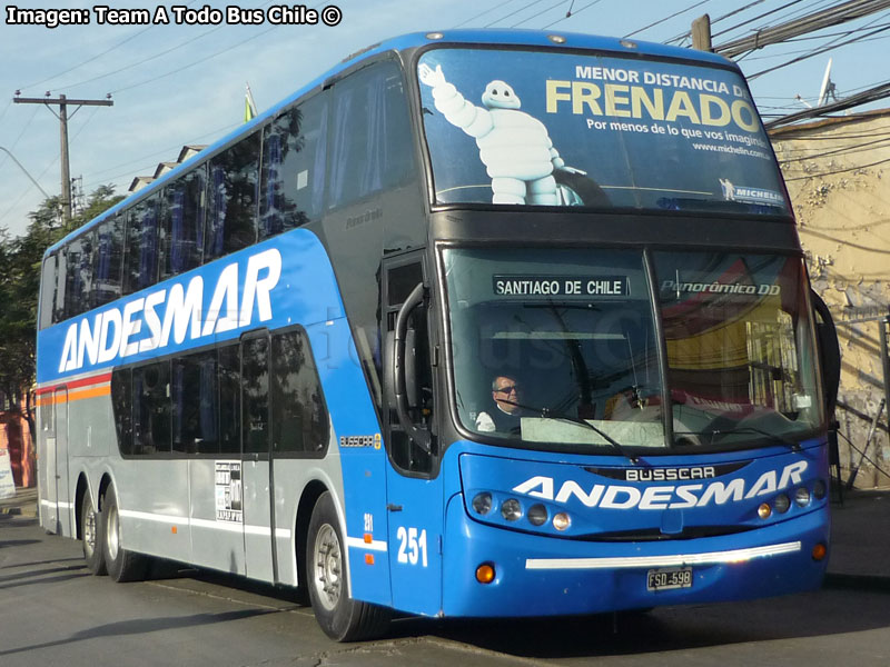 Busscar Panorâmico DD / Volvo B-12R / Andesmar (Argentina)