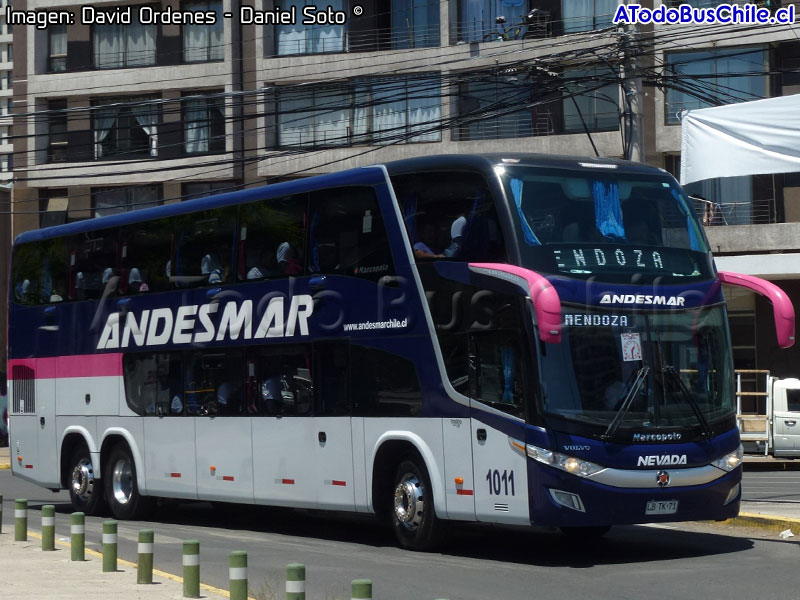 Marcopolo Paradiso G7 1800DD / Volvo B-450R Euro5 / Andesmar Chile (Auxiliar Nevada Internacional)