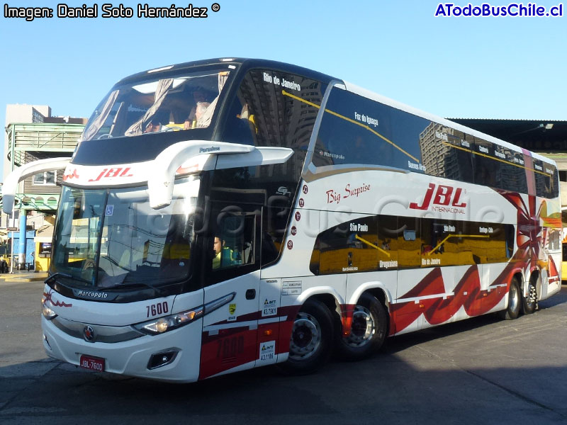 Marcopolo Paradiso New G7 1800DD / Volvo B-450R 8x2 Euro5 / JBL Turismo (Río Grande do Sul - Brasil)