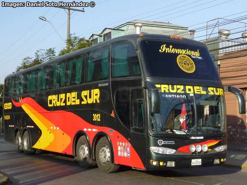 Marcopolo Paradiso G6 1550LD / Scania K-124IB 8x2 / Cruz del Sur (Perú)