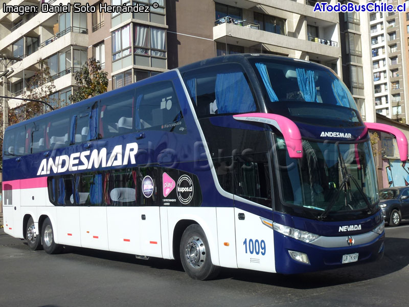 Marcopolo Paradiso G7 1800DD / Volvo B-450R Euro5 / Andesmar Chile (Auxiliar Nevada Internacional)