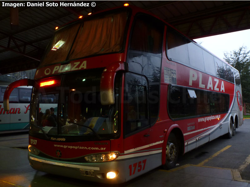 Marcopolo Paradiso G6 1800DD / Volvo B-12R / Grupo Plaza (Argentina)