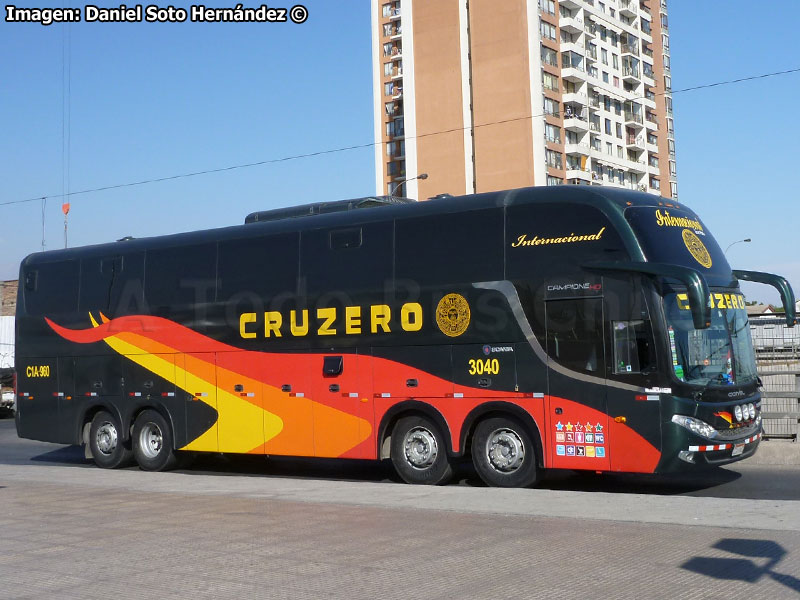Comil Campione HD / Scania K-410B 8x2 / Cruzero Internacional (Perú)