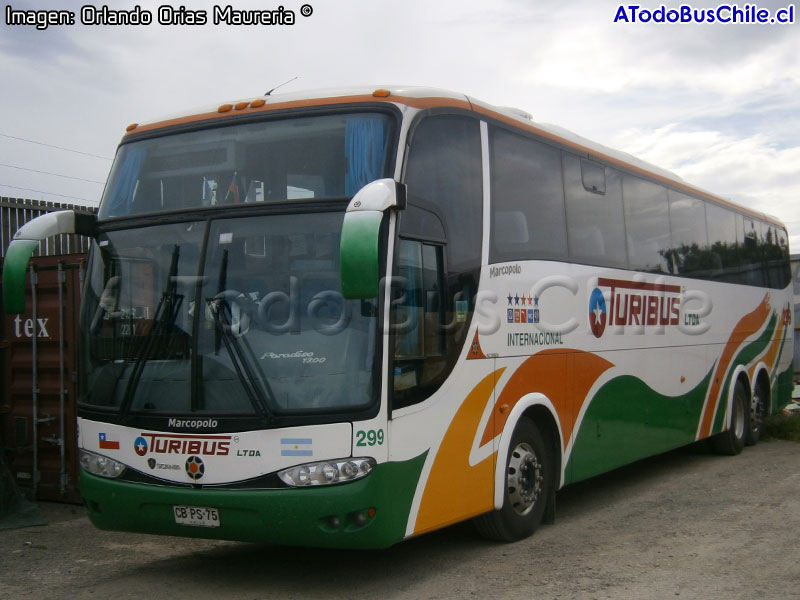 Marcopolo Paradiso G6 1200 / Scania K-420B / Turibus Ltda.