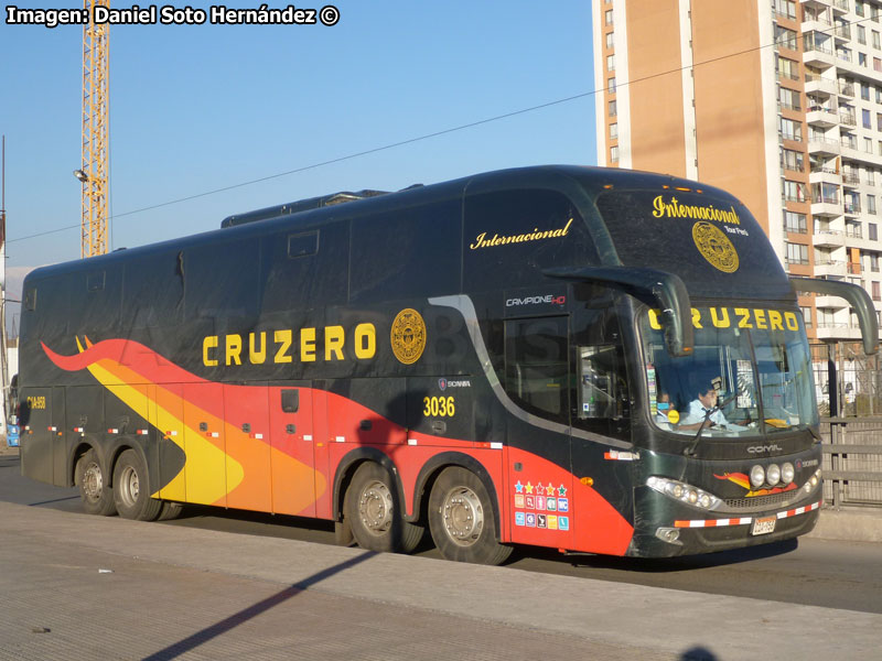 Comil Campione HD / Scania K-410B 8x2 / Cruzero Internacional (Perú)