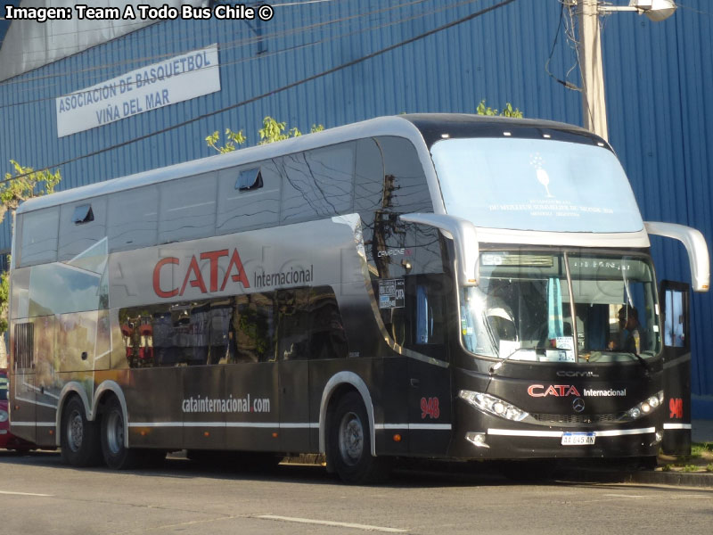 Comil Campione DD / Mercedes Benz O-500RSD-2436 / CATA Internacional (Argentina)