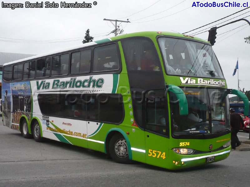 Marcopolo Paradiso G6 1800DD / Mercedes Benz O-400RSD / Vía Bariloche (Argentina)