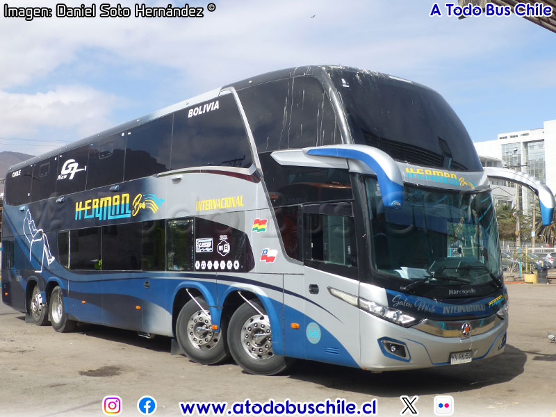 Marcopolo Paradiso New G7 1800DD / Volvo B-450R 8x2 Euro5 / Herman Bus (Bolivia)