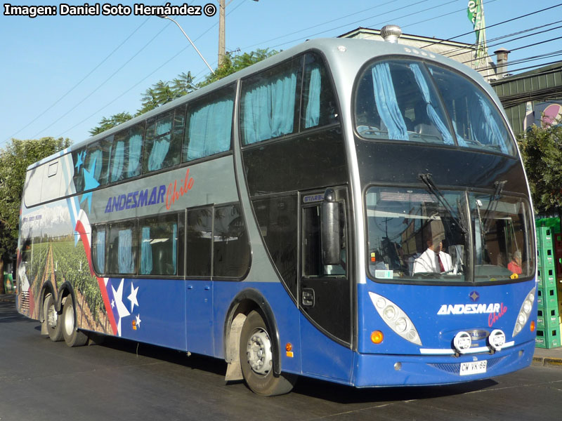 Metalsur Starbus 405 DP / Mercedes Benz O-500RSD-2436 / Andesmar Chile