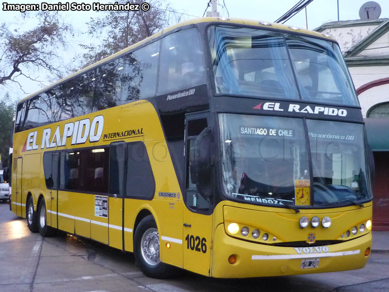 Busscar Panorâmico DD / Volvo B-12R / El Rápido Internacional