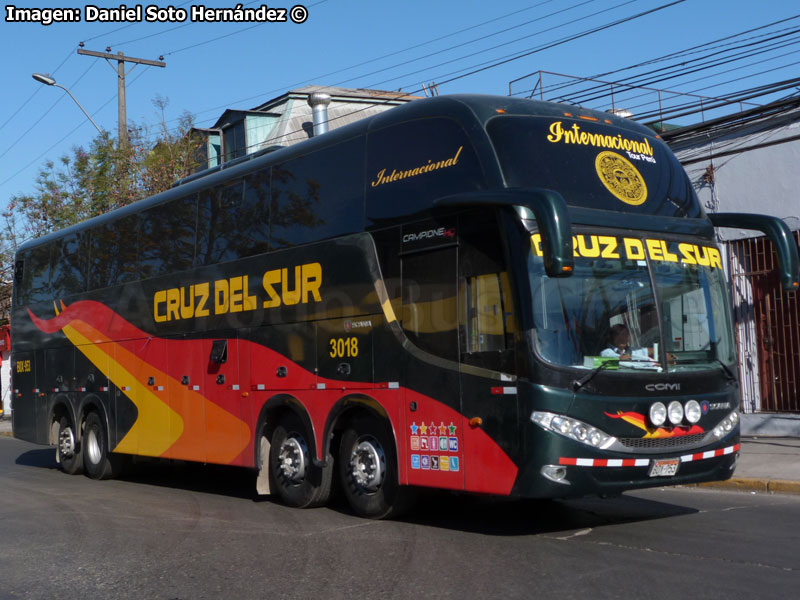 Comil Campione HD / Scania K-410B 8x2 / Cruz del Sur (Perú)