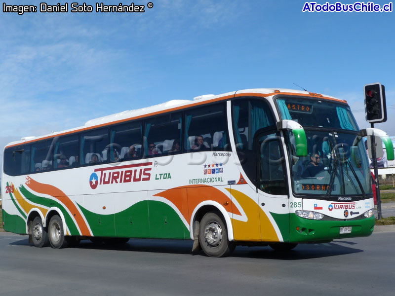 Marcopolo Paradiso G6 1200 / Scania K-380 / Turibus Ltda.