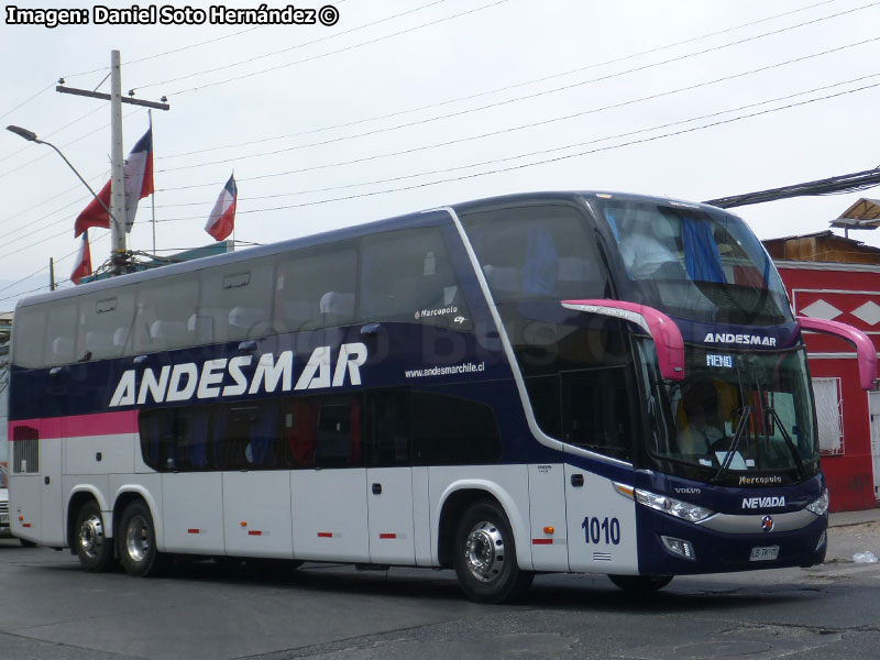 Marcopolo Paradiso G7 1800DD / Volvo B-450R Euro5 / Andesmar Chile (Auxiliar Nevada Internacional)