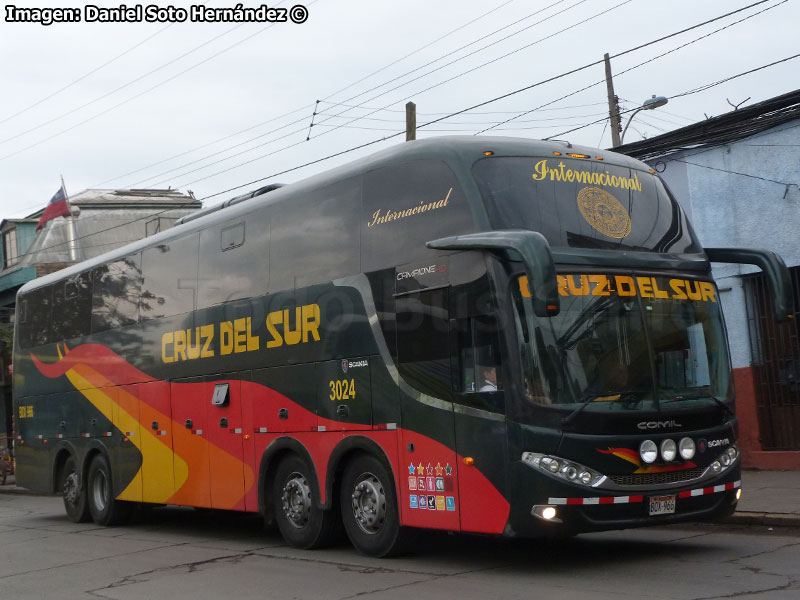 Comil Campione HD / Scania K-410B 8x2 / Cruz del Sur (Perú)