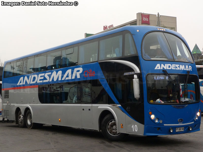 Metalsur Starbus 2 DP / Mercedes Benz O-500RSD-2436 / Andesmar Chile