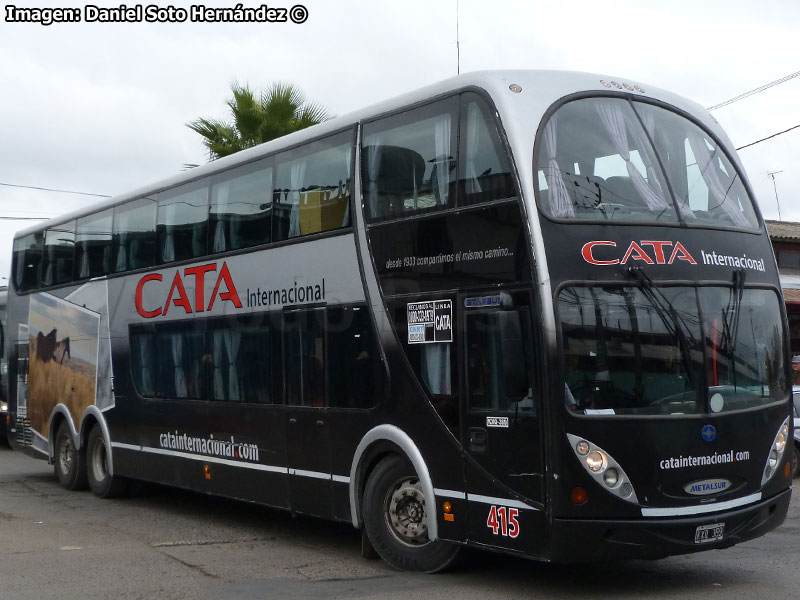 Metalsur Starbus 405 DP / Mercedes Benz O-500RSD-2436 / CATA Internacional (Argentina) Trayecto San Rafael - Malargüe - Talca